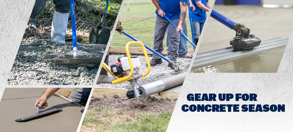 MARSHALLTOWN concrete tools and equipment in use for concrete season